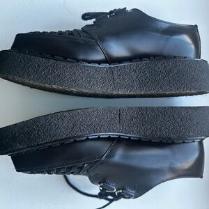 Undercover x George Cox Braided Creepers | Black Leather | EU 40